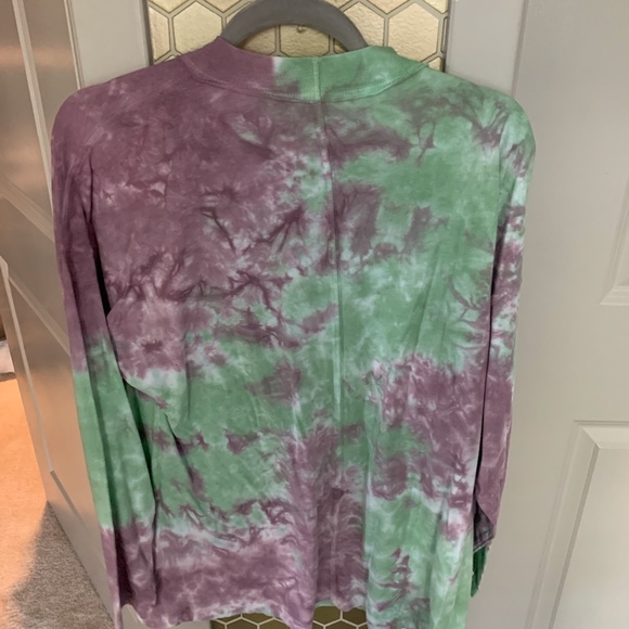 Free People Be Free Tie-Dyed Long-Sleeve T-Shirt - Picture 3 of 4